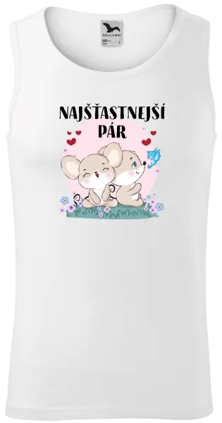 Pánske tielko Najšťastnější pár