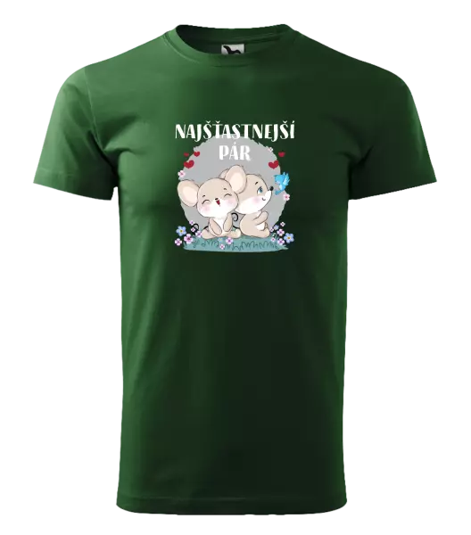 Pánske tričko Najšťastnější pár