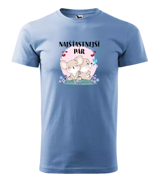 Pánske tričko Najšťastnější pár