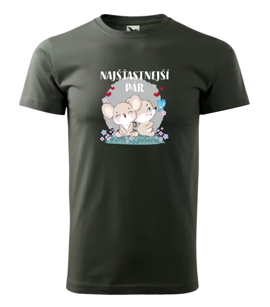 Pánske tričko Najšťastnější pár