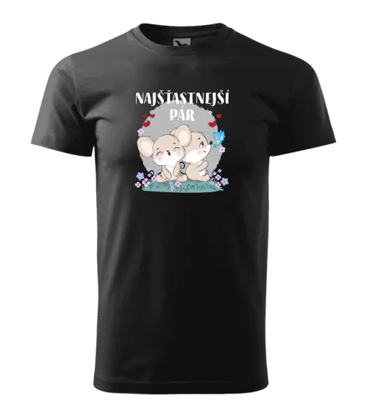 Pánske tričko Najšťastnější pár