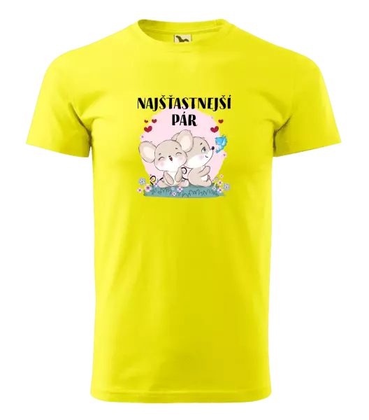 Pánske tričko Najšťastnější pár