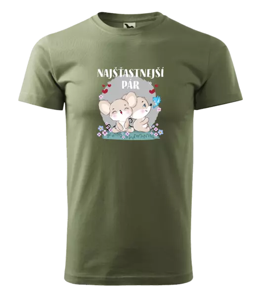 Pánske tričko Najšťastnější pár