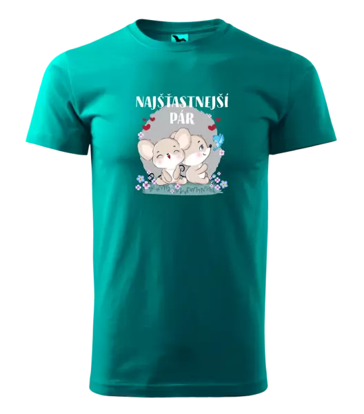 Pánske tričko Najšťastnější pár