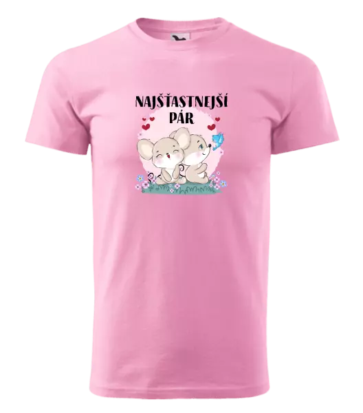 Pánske tričko Najšťastnější pár