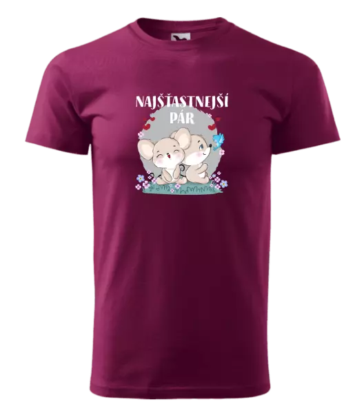 Pánske tričko Najšťastnější pár