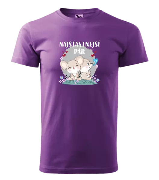 Pánske tričko Najšťastnější pár