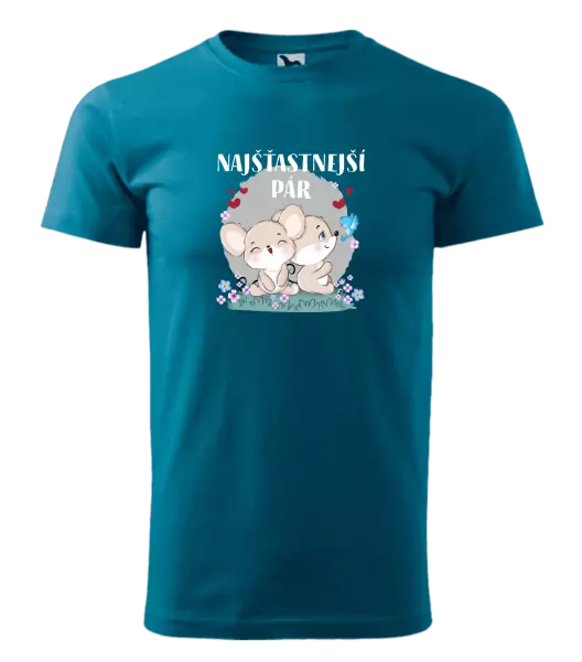 Pánske tričko Najšťastnější pár