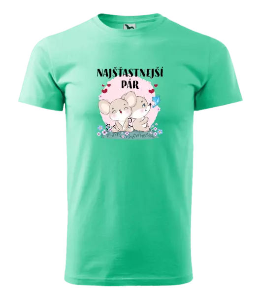 Pánske tričko Najšťastnější pár