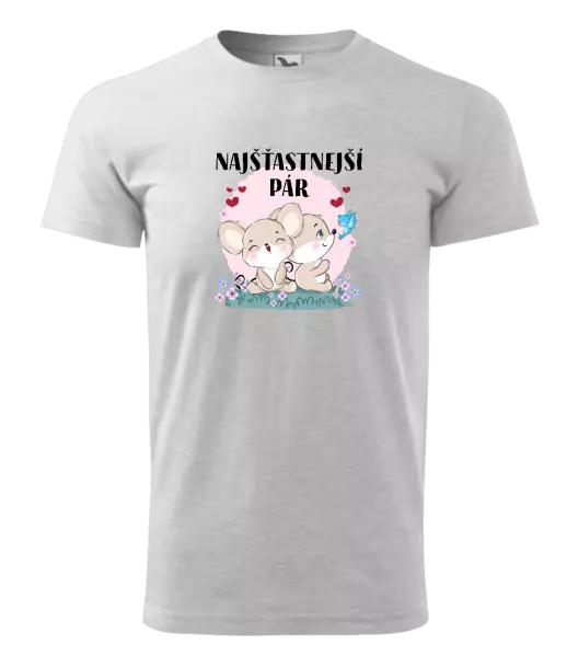 Pánske tričko Najšťastnější pár