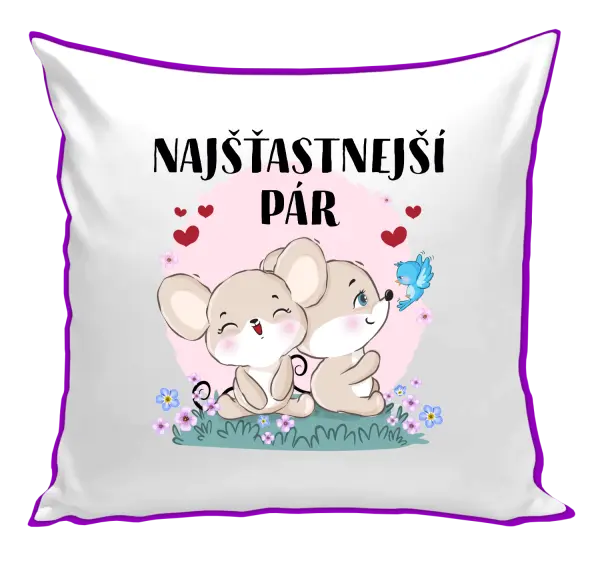 Vankúš Najšťastnější pár