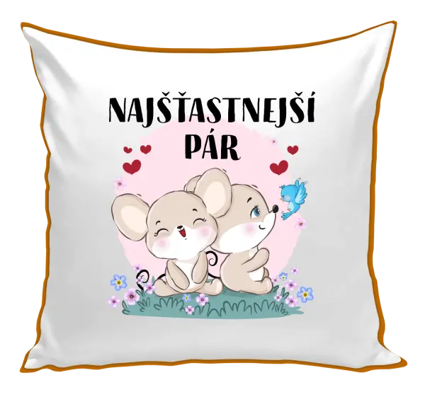 Vankúš Najšťastnější pár
