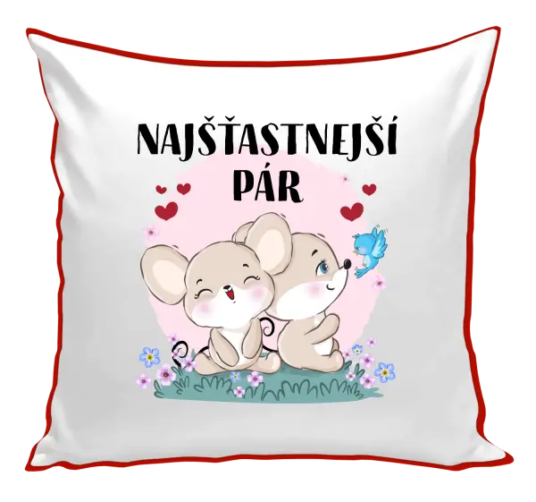 Vankúš Najšťastnější pár