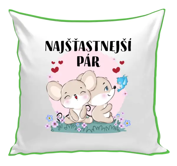 Vankúš Najšťastnější pár