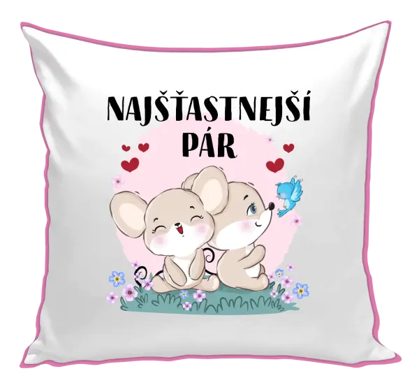 Vankúš Najšťastnější pár
