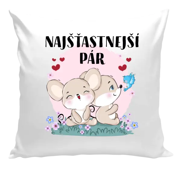 Vankúš Najšťastnější pár