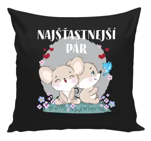 Vankúš Najšťastnější pár