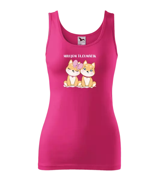 Dámske tielko Milujem ťa, čumáčik