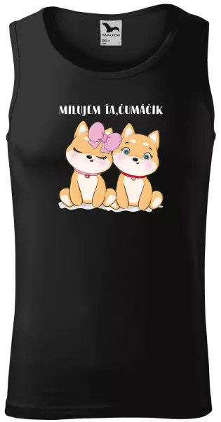 Pánske tielko Milujem ťa, čumáčik