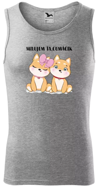 Pánske tielko Milujem ťa, čumáčik