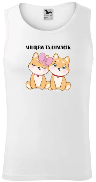 Pánske tielko Milujem ťa, čumáčik