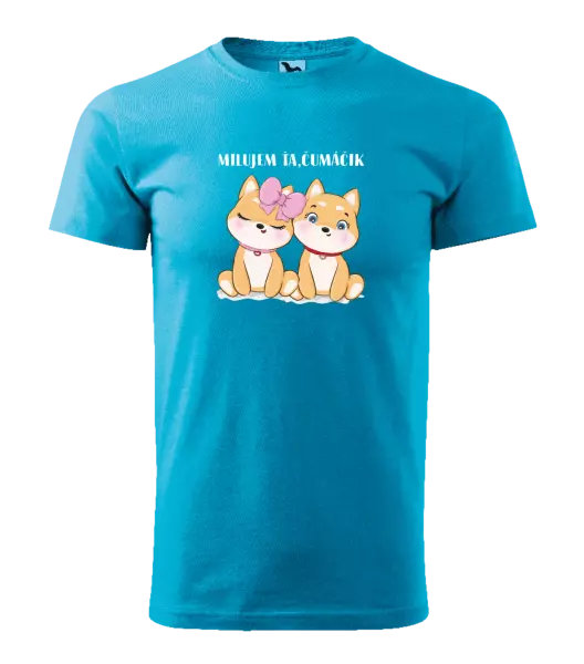Pánske tričko Milujem ťa, čumáčik