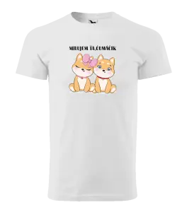 Pánske tričko Milujem ťa, čumáčik