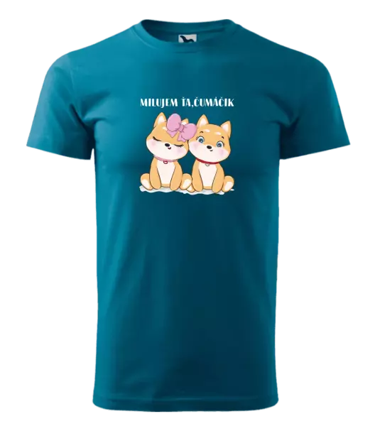 Pánske tričko Milujem ťa, čumáčik