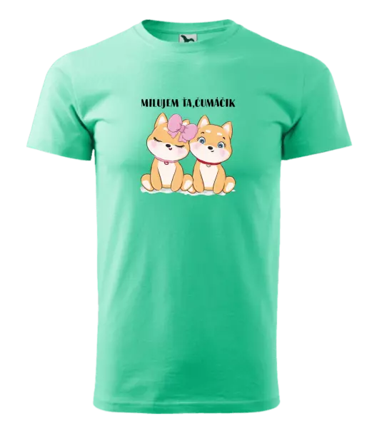 Pánske tričko Milujem ťa, čumáčik