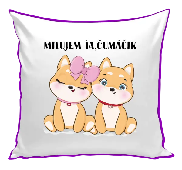 Vankúš Milujem ťa, čumáčik