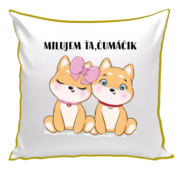 Vankúš Milujem ťa, čumáčik
