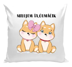 Vankúš Milujem ťa, čumáčik