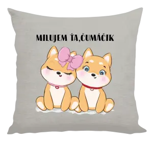 Vankúš Milujem ťa, čumáčik
