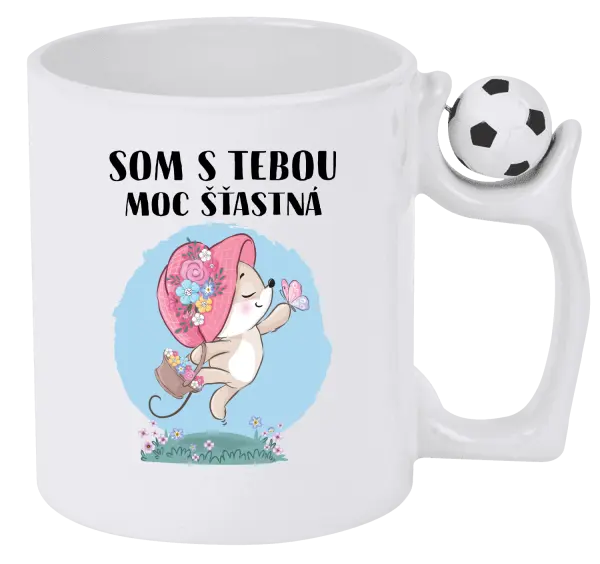 Hrnček Som s tebou moc šťastná