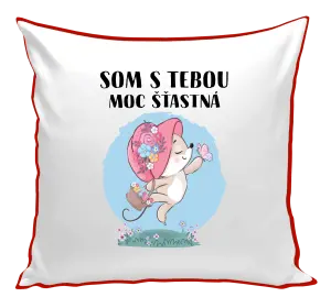 Vankúš Som s tebou moc šťastná