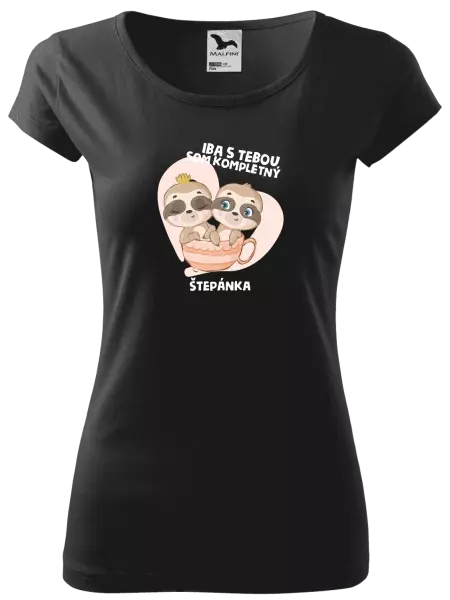 Dámske tričko Iba s tebou som kompletný