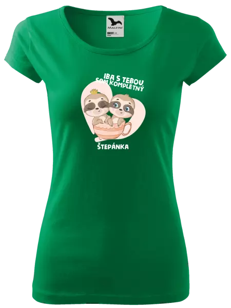 Dámske tričko Iba s tebou som kompletný