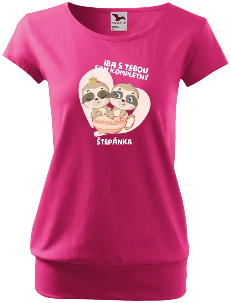 Dámske tričko Iba s tebou som kompletný