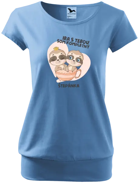 Dámske tričko Iba s tebou som kompletný
