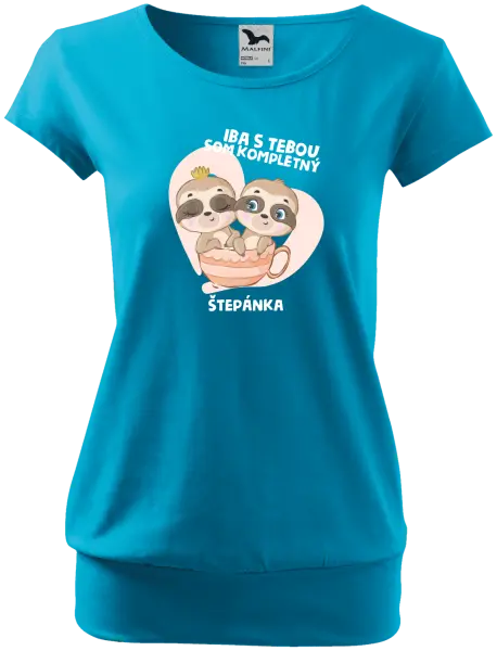 Dámske tričko Iba s tebou som kompletný