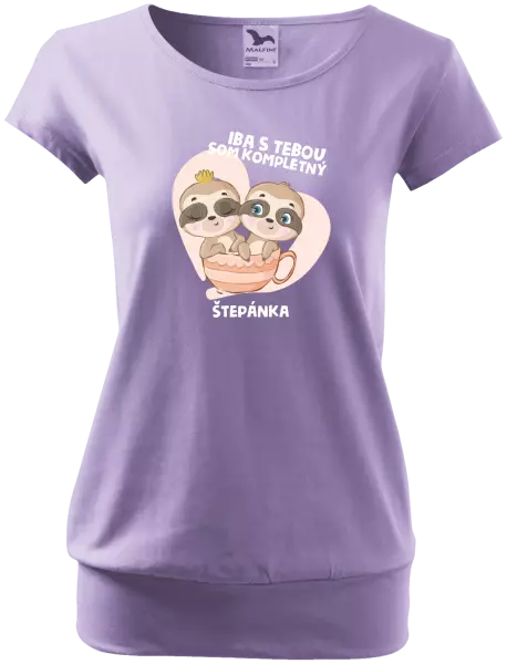 Dámske tričko Iba s tebou som kompletný
