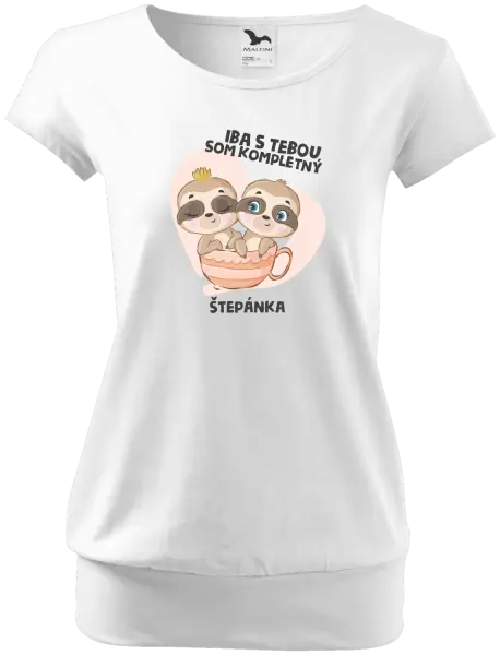 Dámske tričko Iba s tebou som kompletný