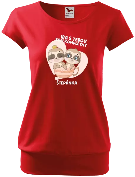 Dámske tričko Iba s tebou som kompletný