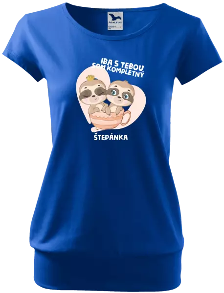 Dámske tričko Iba s tebou som kompletný