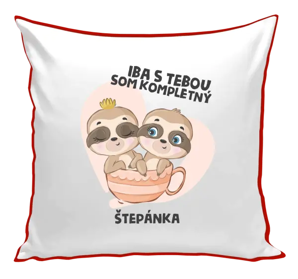 Vankúš Iba s tebou som kompletný