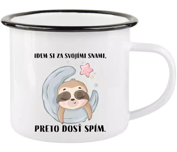 Plecháčik Idem si za svojími snami, preto dosť spím.