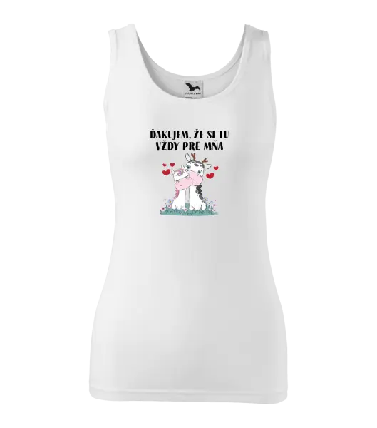 Dámske tielko Ďakujem, že si tu vždy pre mňa