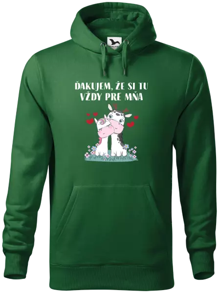 Pánska mikina Ďakujem, že si tu vždy pre mňa
