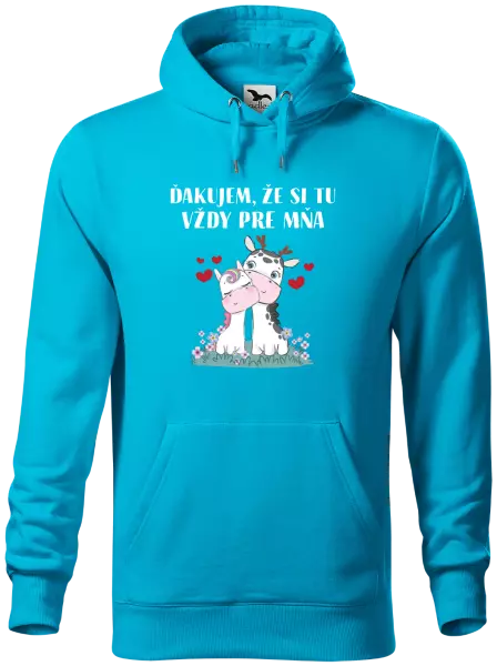 Pánska mikina Ďakujem, že si tu vždy pre mňa