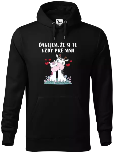 Pánska mikina Ďakujem, že si tu vždy pre mňa
